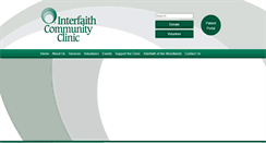 Desktop Screenshot of interfaithcommunityclinic.org